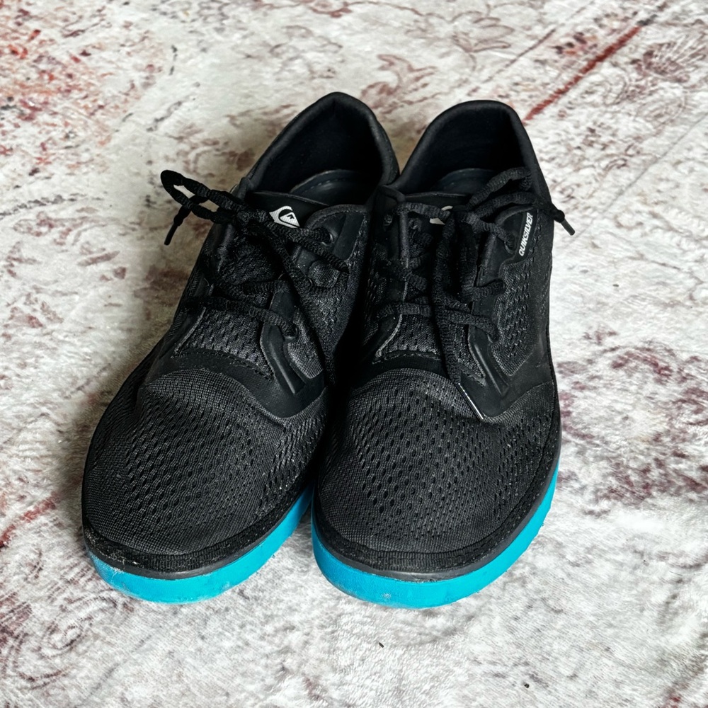 Quiksilver Black and Blue Athletic Shoes